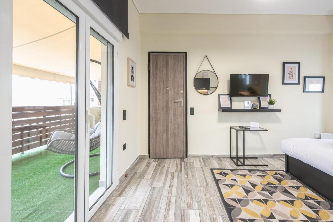 דירה Petralona Stylish Penthouse אתונה