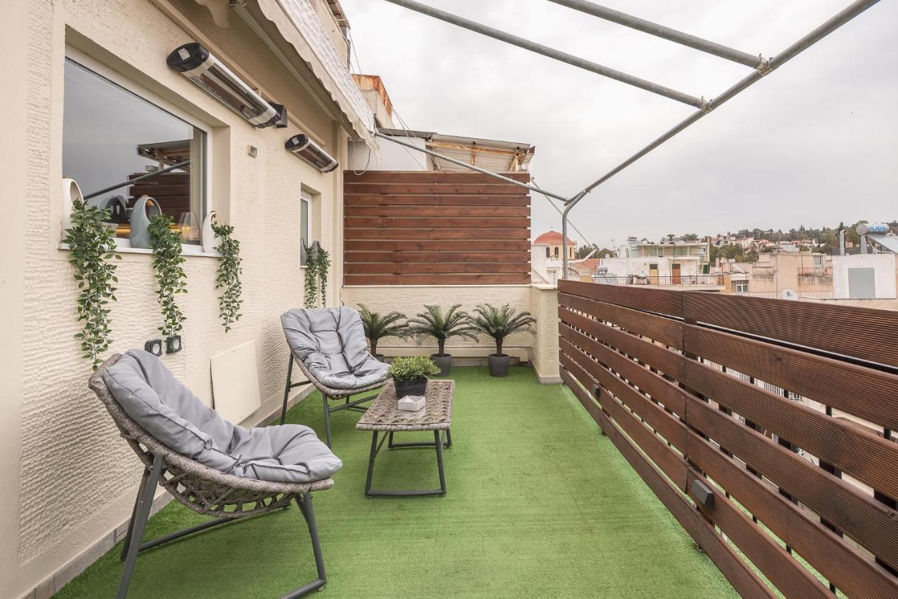 Petralona Stylish Penthouse דירה *